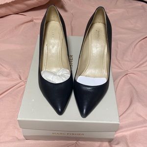 Marc Fisher Block Heel Point Toe Pump!